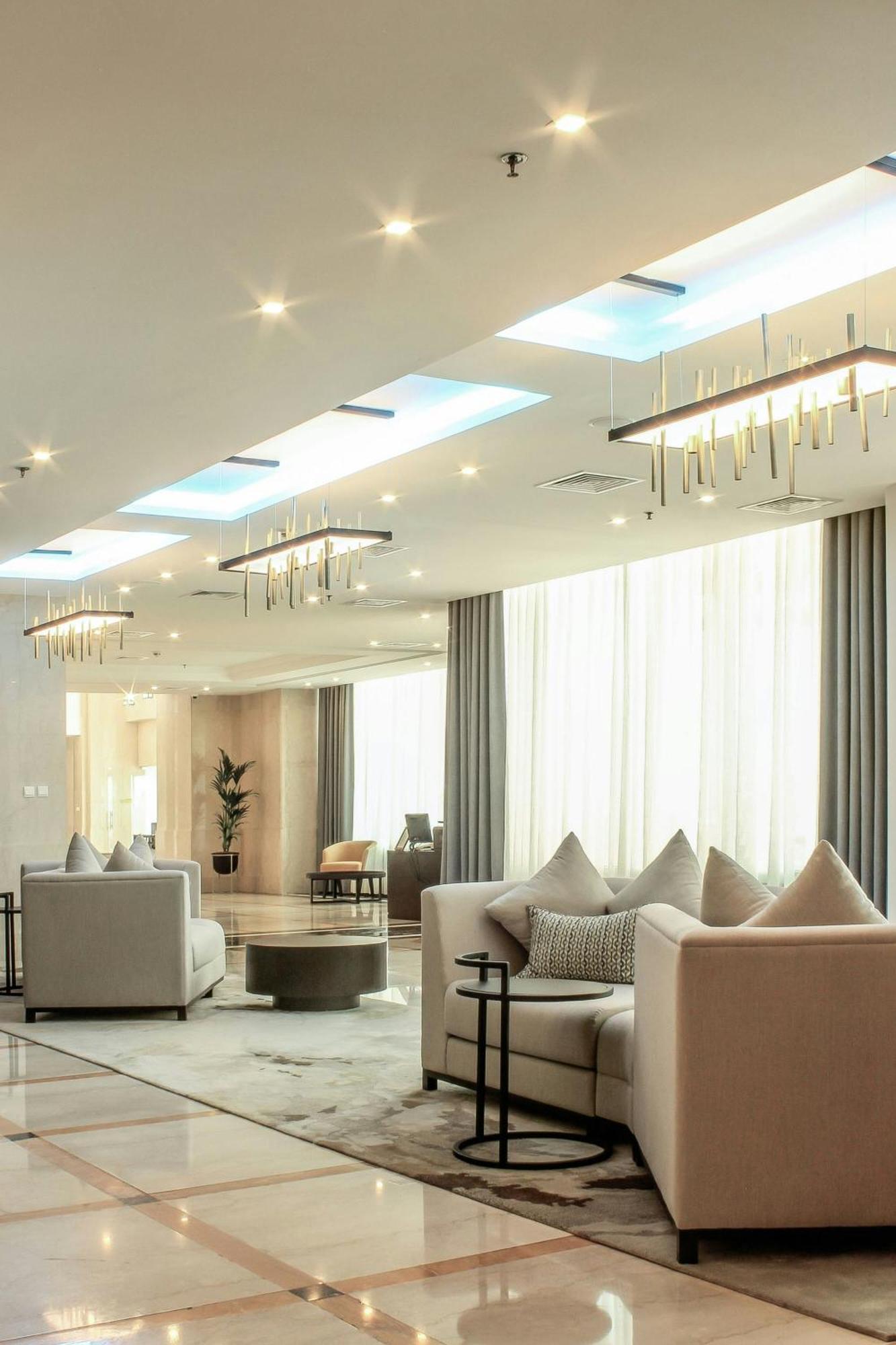 شقق ماريوت الفندقية المنامة المظهر الخارجي الصورة The lobby of the hotel